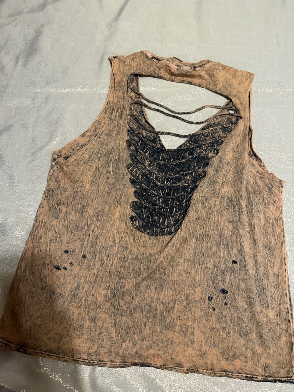 Brown Graphic Tank Street Racing Design - Picture 2 of 2